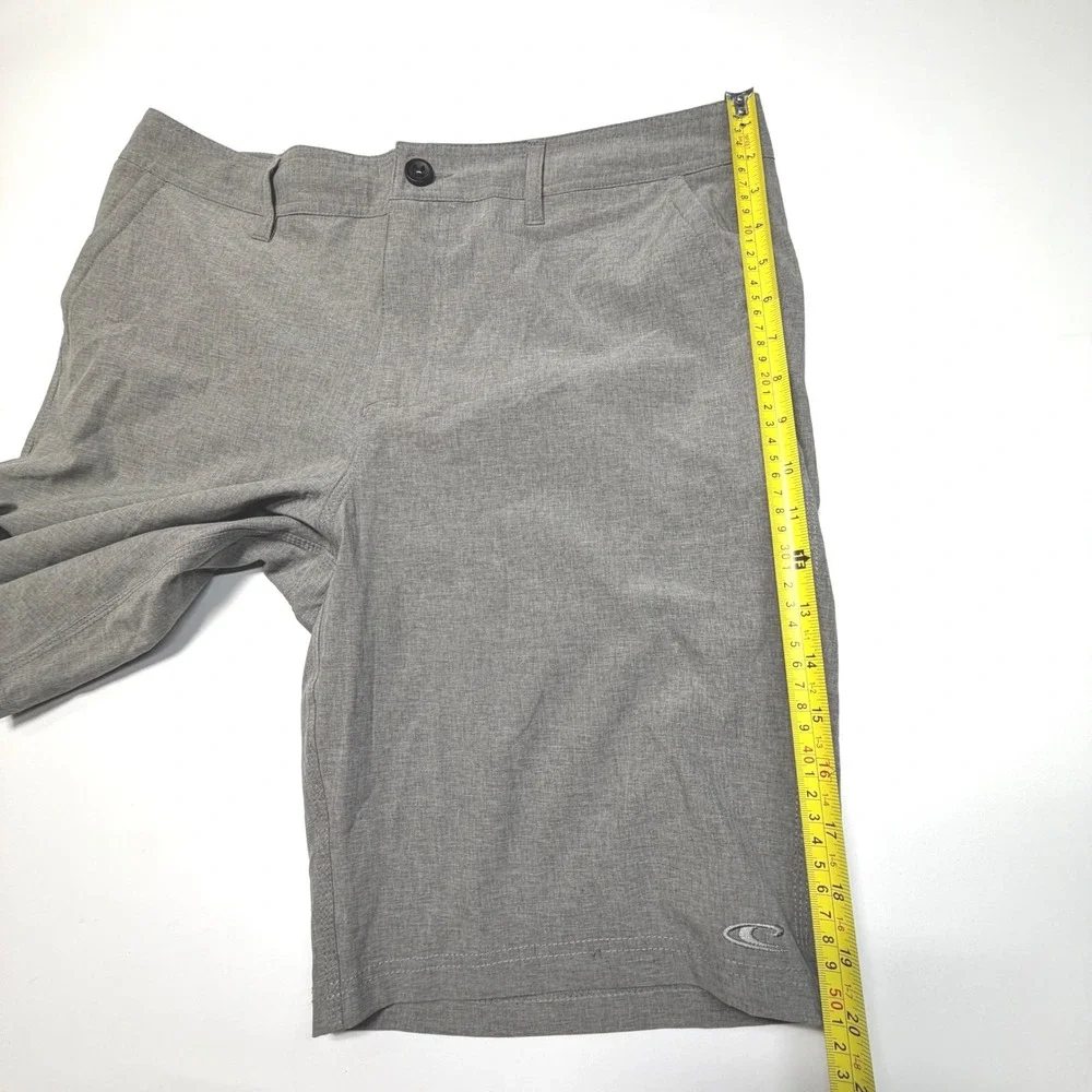 O'Neill Hybrid Shorts Men's 34 Gray Stretch Walkshort Chino - Picture 3 of 6